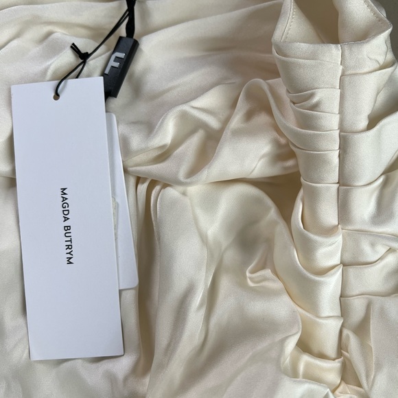 couture magda butrym silk Alba skirt NWT. Bridal festivities or party glam. - Picture 7 of 9